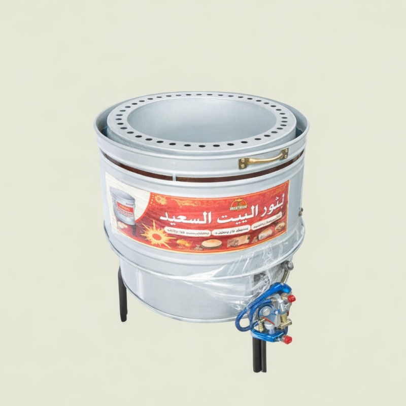 تنور خبز البيت السعيد مقاس كبير يعمل بالغاز