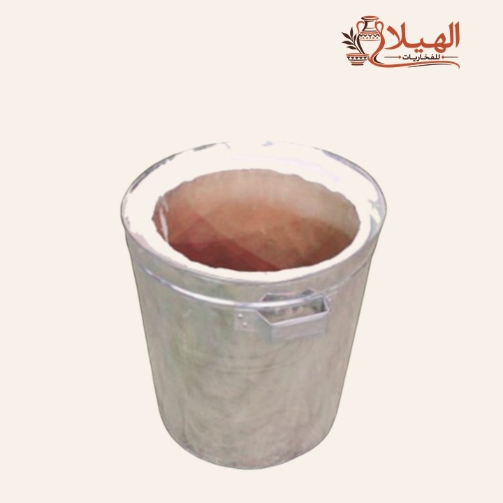 تنور خبز فخار يمني بفتحة